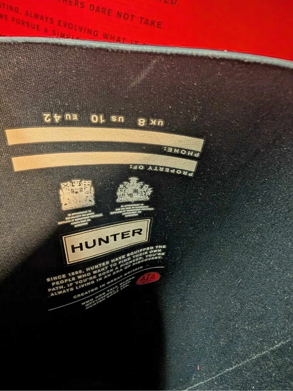 Hunter new tag